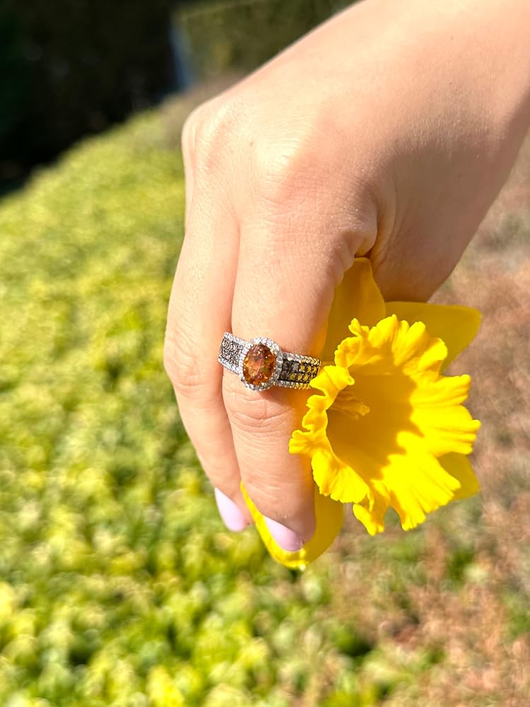 14k イエローゴールドターコイズお花指輪LEVIAN